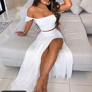 NEW the boutique skirt set